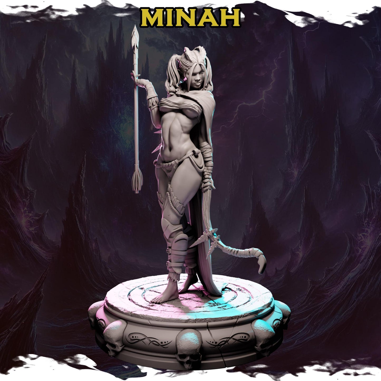 Minah from "Ladies of Chaos Aftermath" by Blackbird Miniatures