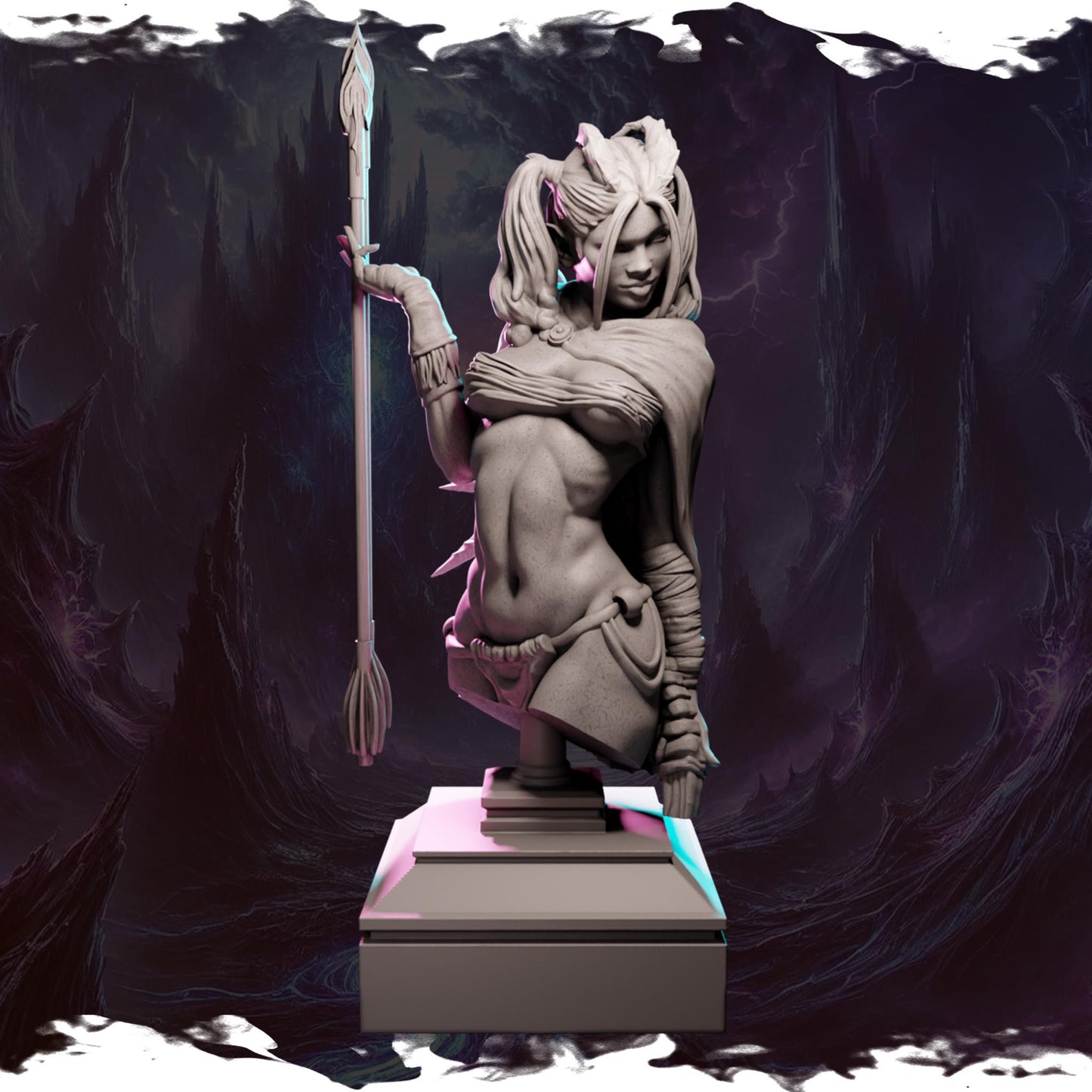 Minah from "Ladies of Chaos Aftermath" by Blackbird Miniatures