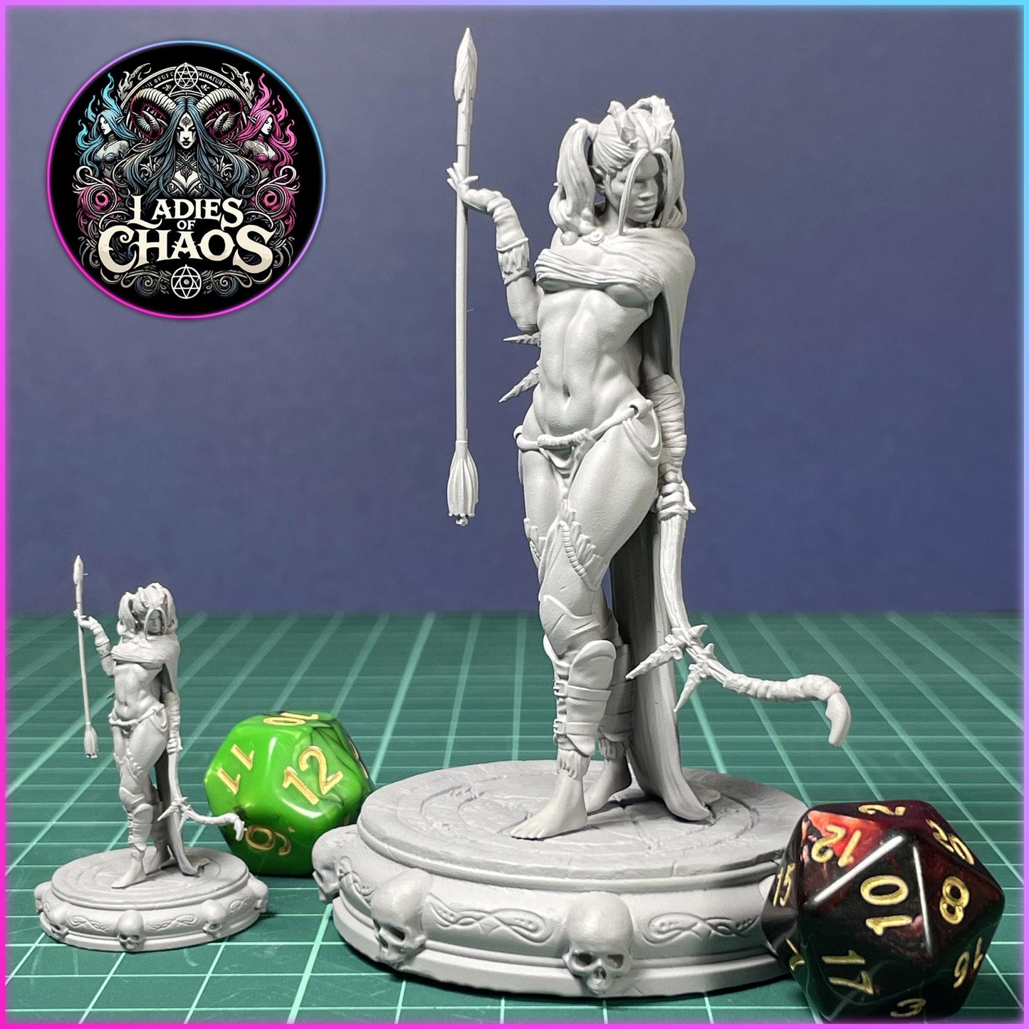 Minah from "Ladies of Chaos Aftermath" by Blackbird Miniatures