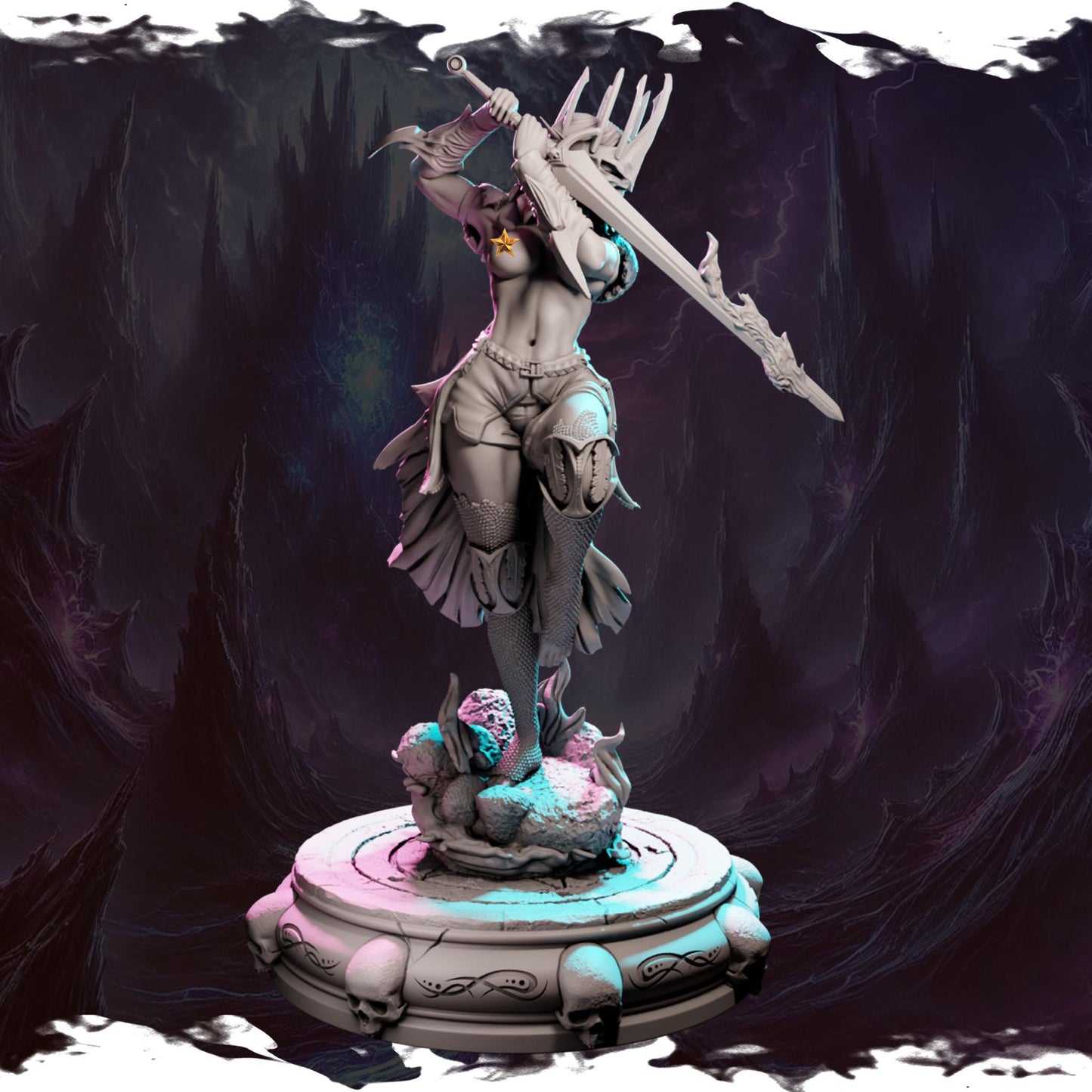 Breth from "Ladies of Chaos Aftermath" by Blackbird Miniatures