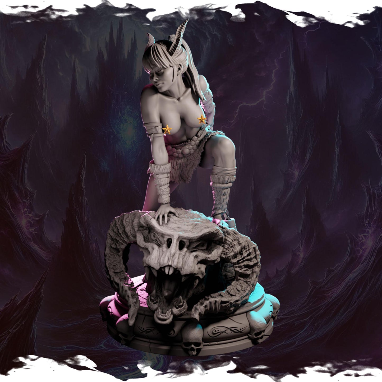 Xenia from "Ladies of Chaos Aftermath" by Blackbird Miniatures