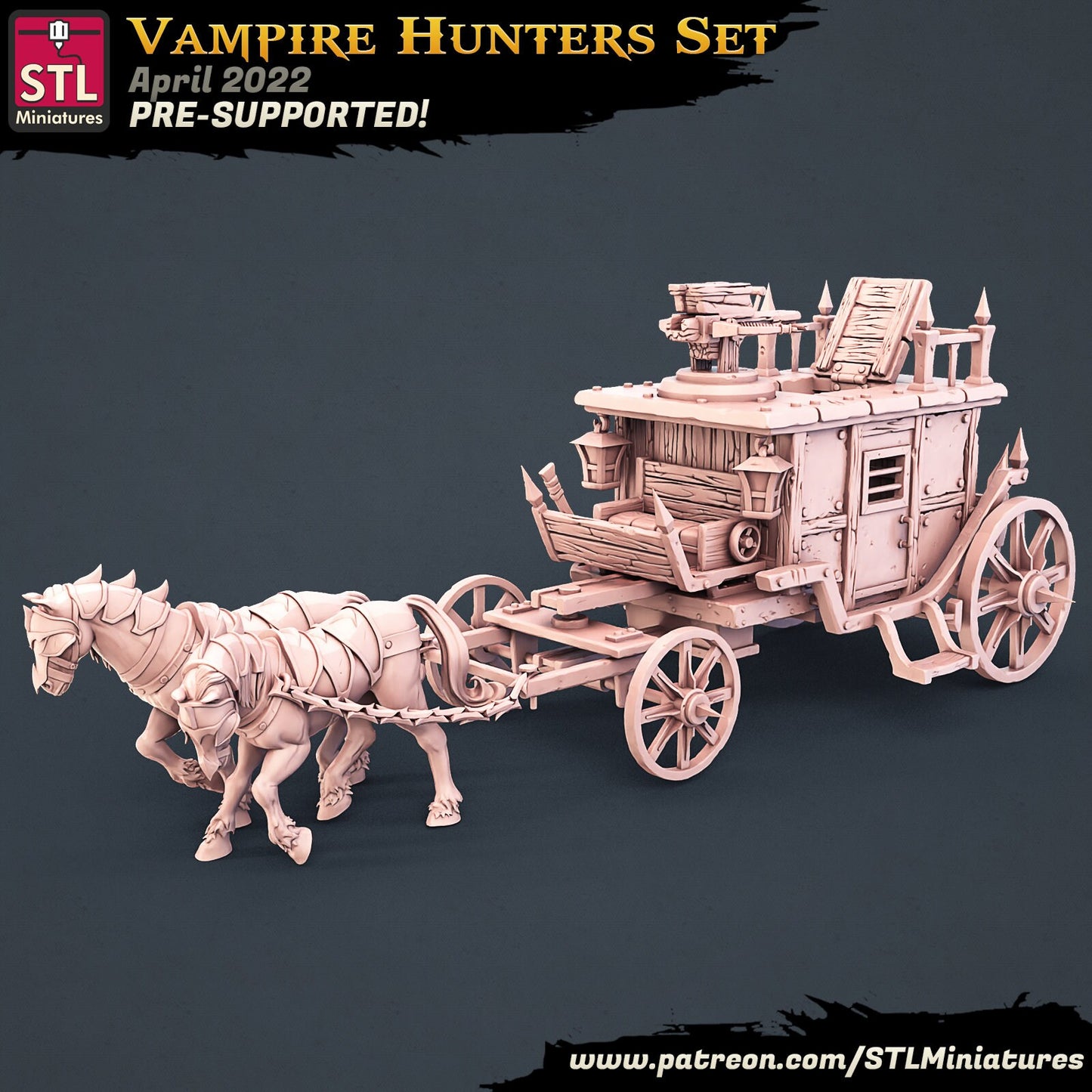 Vampire Hunters Set by STL Miniatures