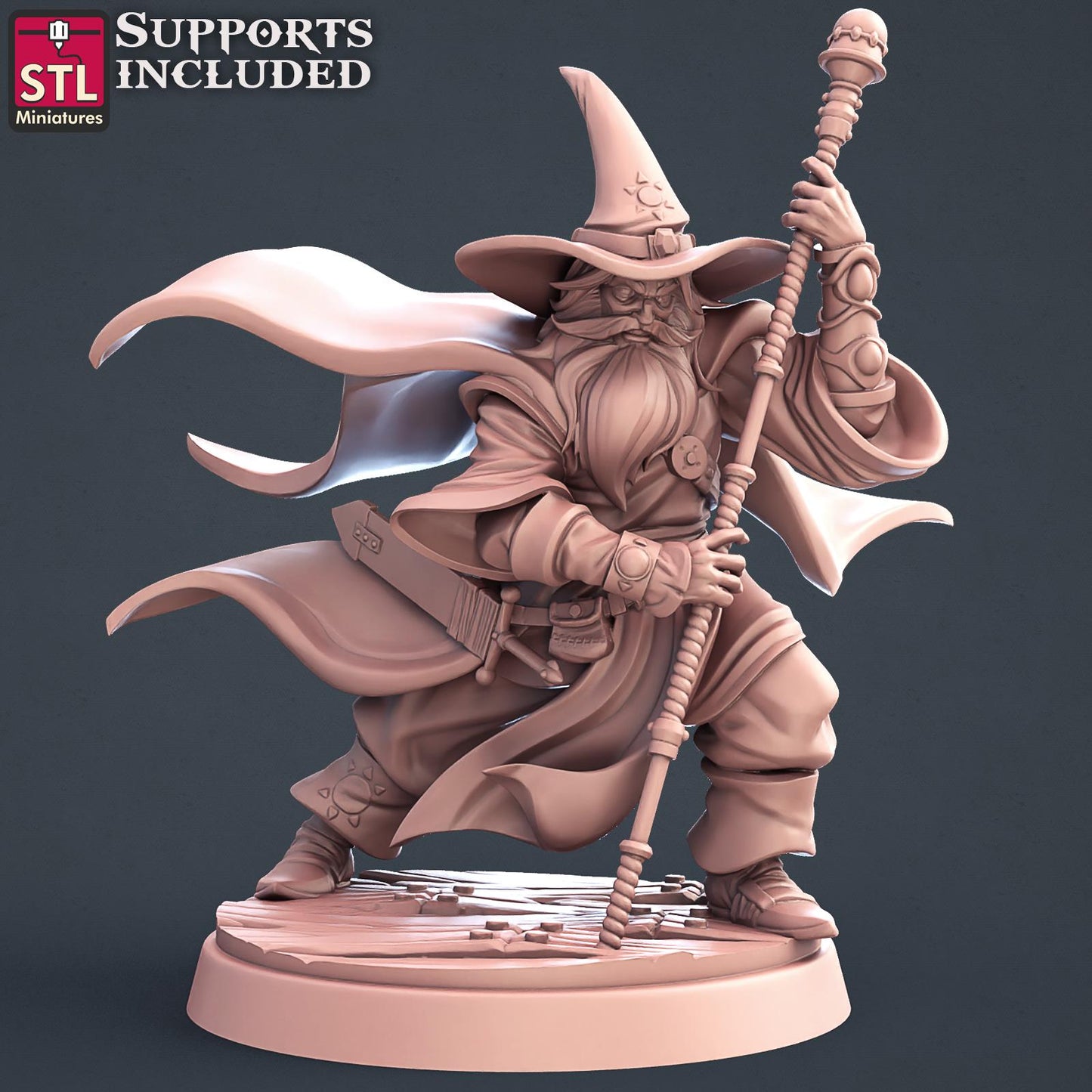 Wizard Set by STL Miniatures