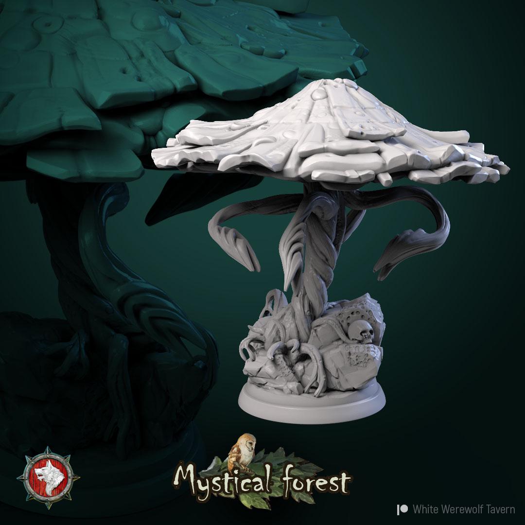 Mushrooms from "Mystical Forest" by White Werewolf Tavern Miniatures