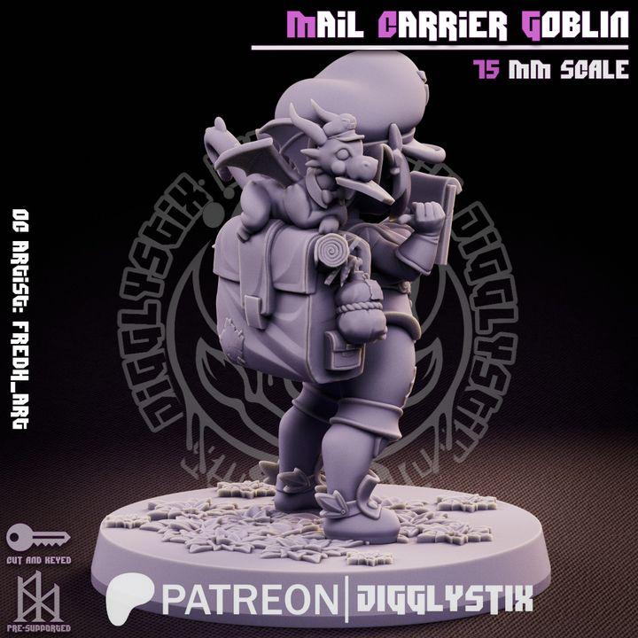 Mail Carrier Goblin by Jigglystix Pin Up Factory Miniatures