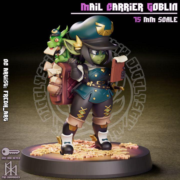 Mail Carrier Goblin by Jigglystix Pin Up Factory Miniatures