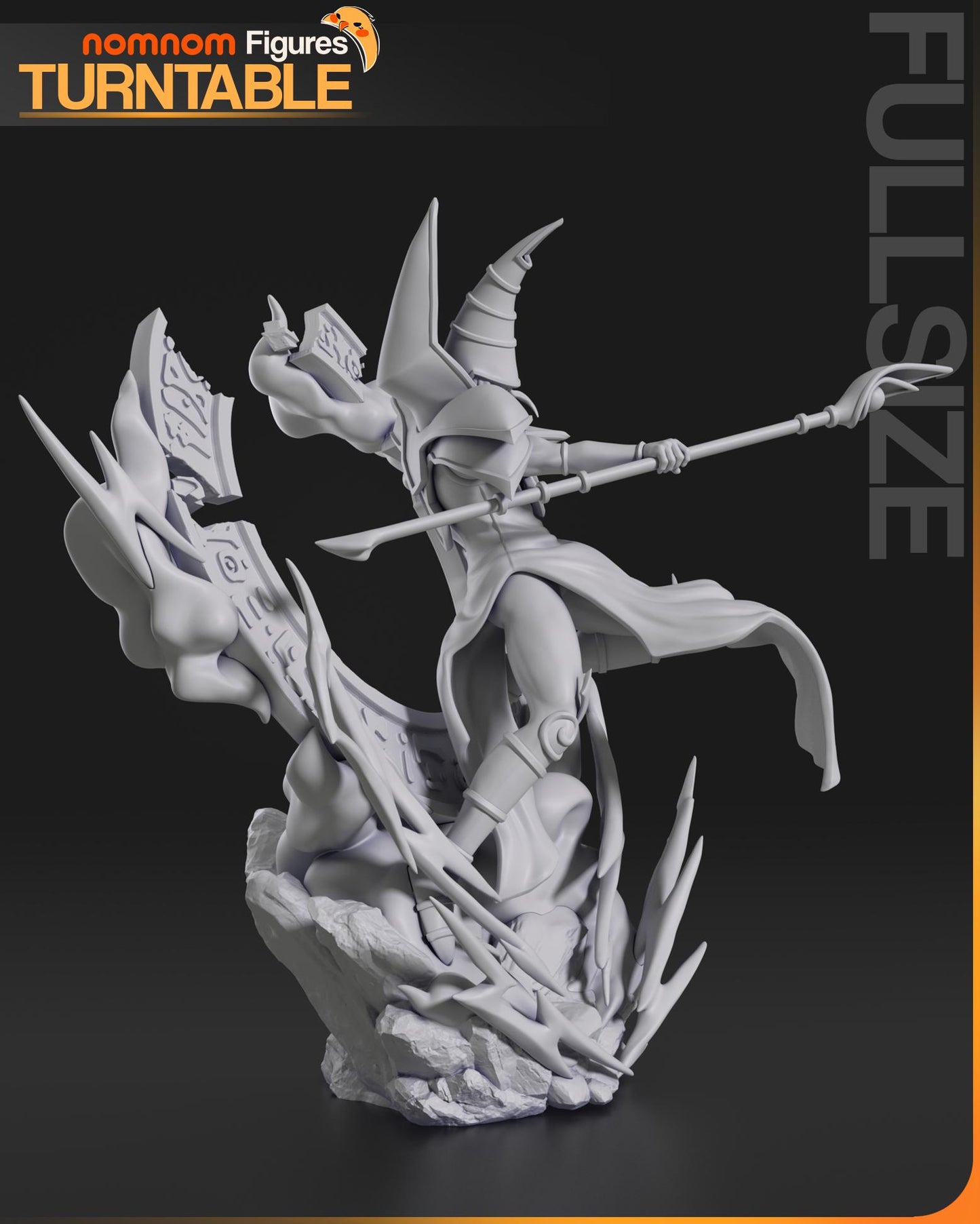 Magician Statue Model Kit by Nom Nom Figures