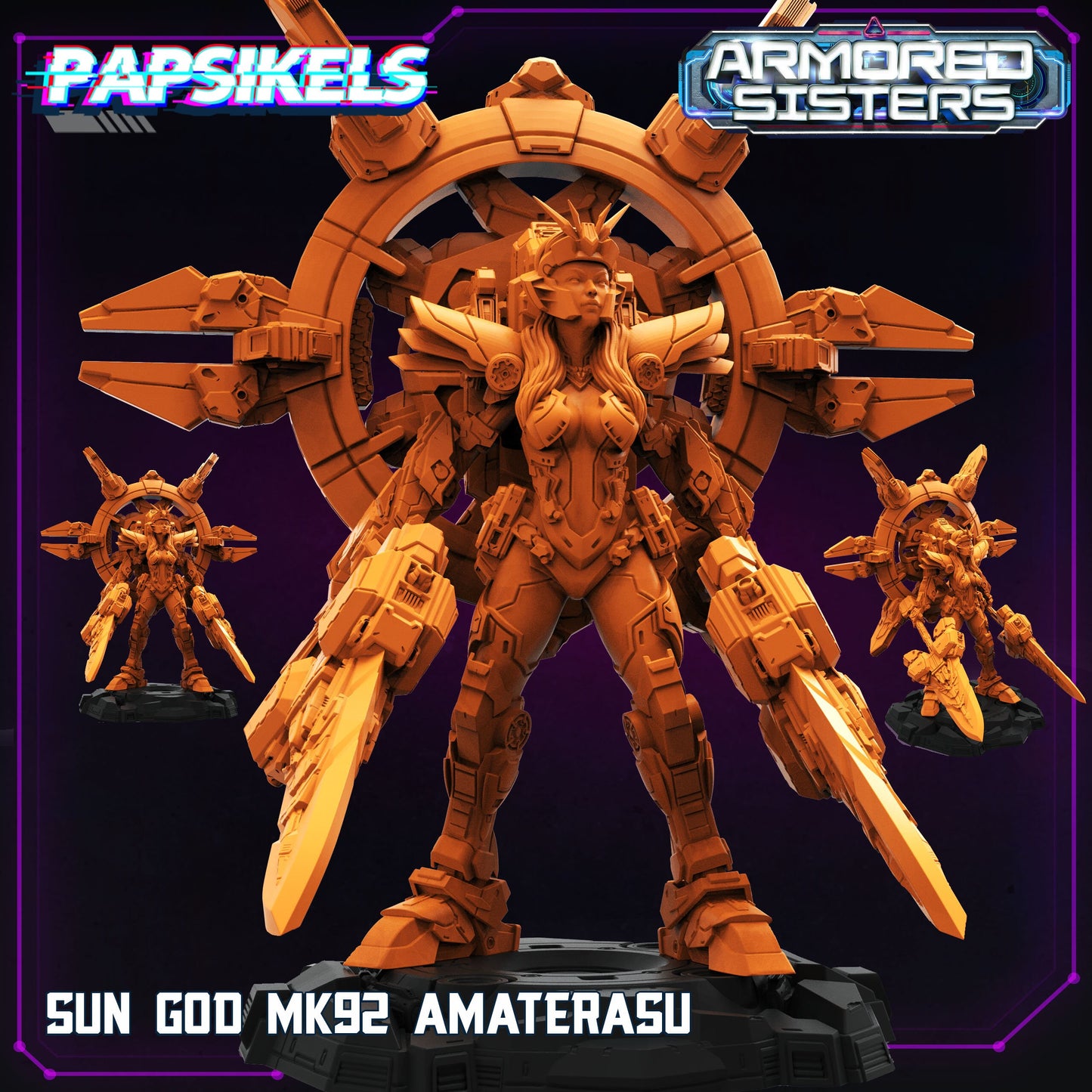 Armored Sisters by Papsikels Miniatures