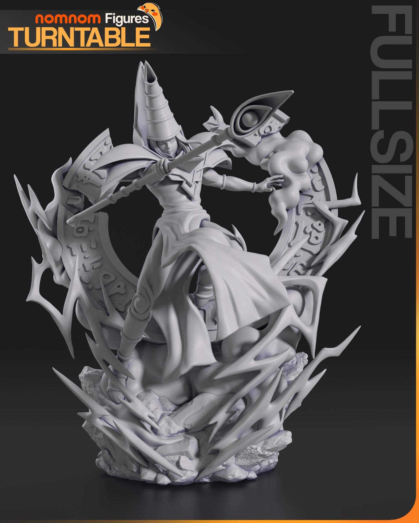 Magician Statue Model Kit by Nom Nom Figures