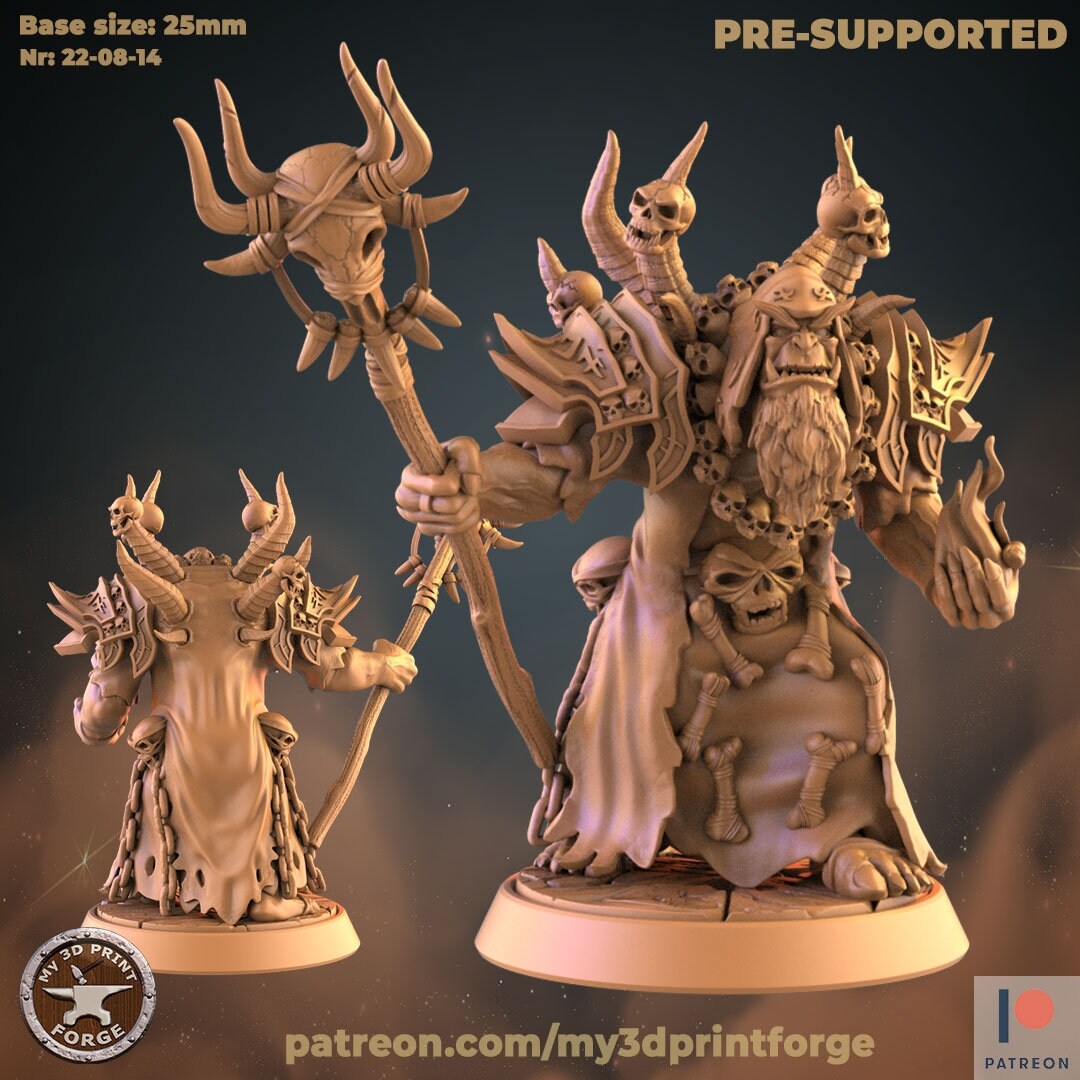 Maghar Orcs Vol. 1 by My3dPrintForge Miniatures
