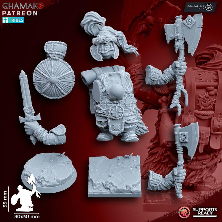 Urrok Chieftain by Ghamak Miniatures