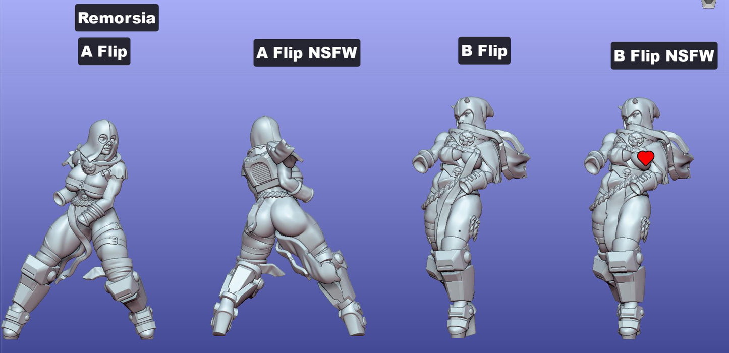 Siblings of Combat - Remorsia Squad by Gaz Minis