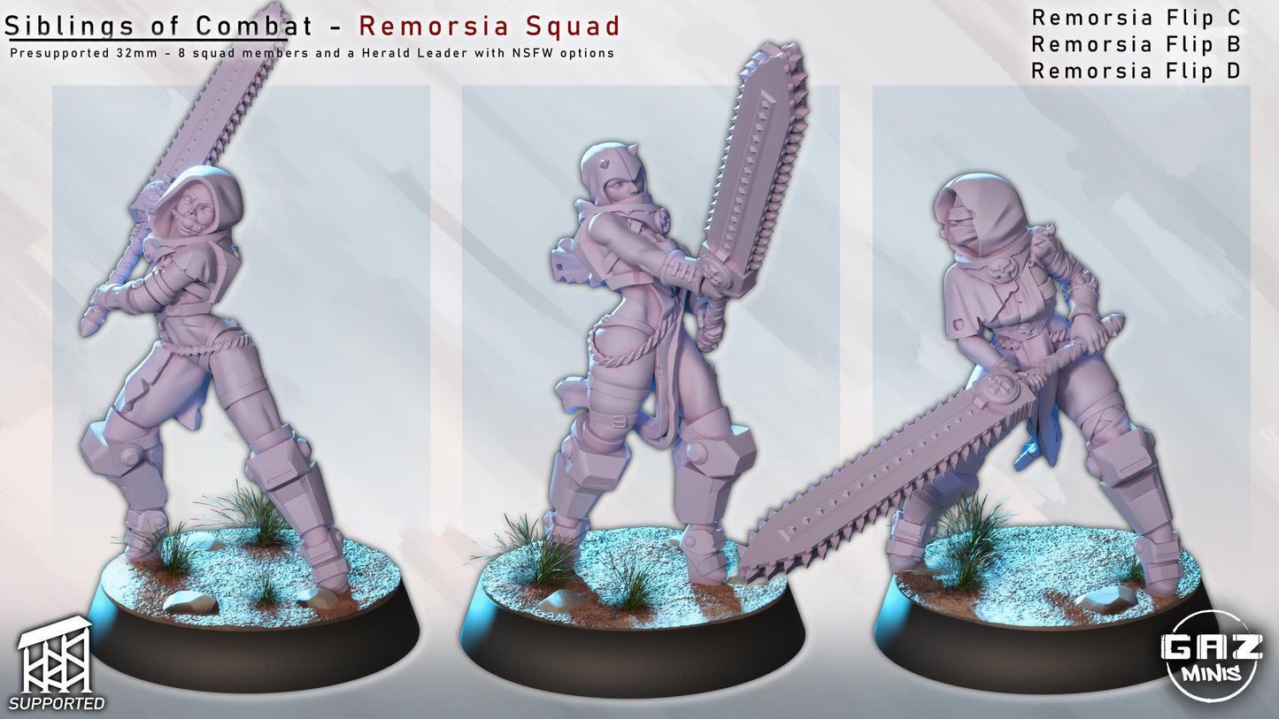 Siblings of Combat - Remorsia Squad by Gaz Minis