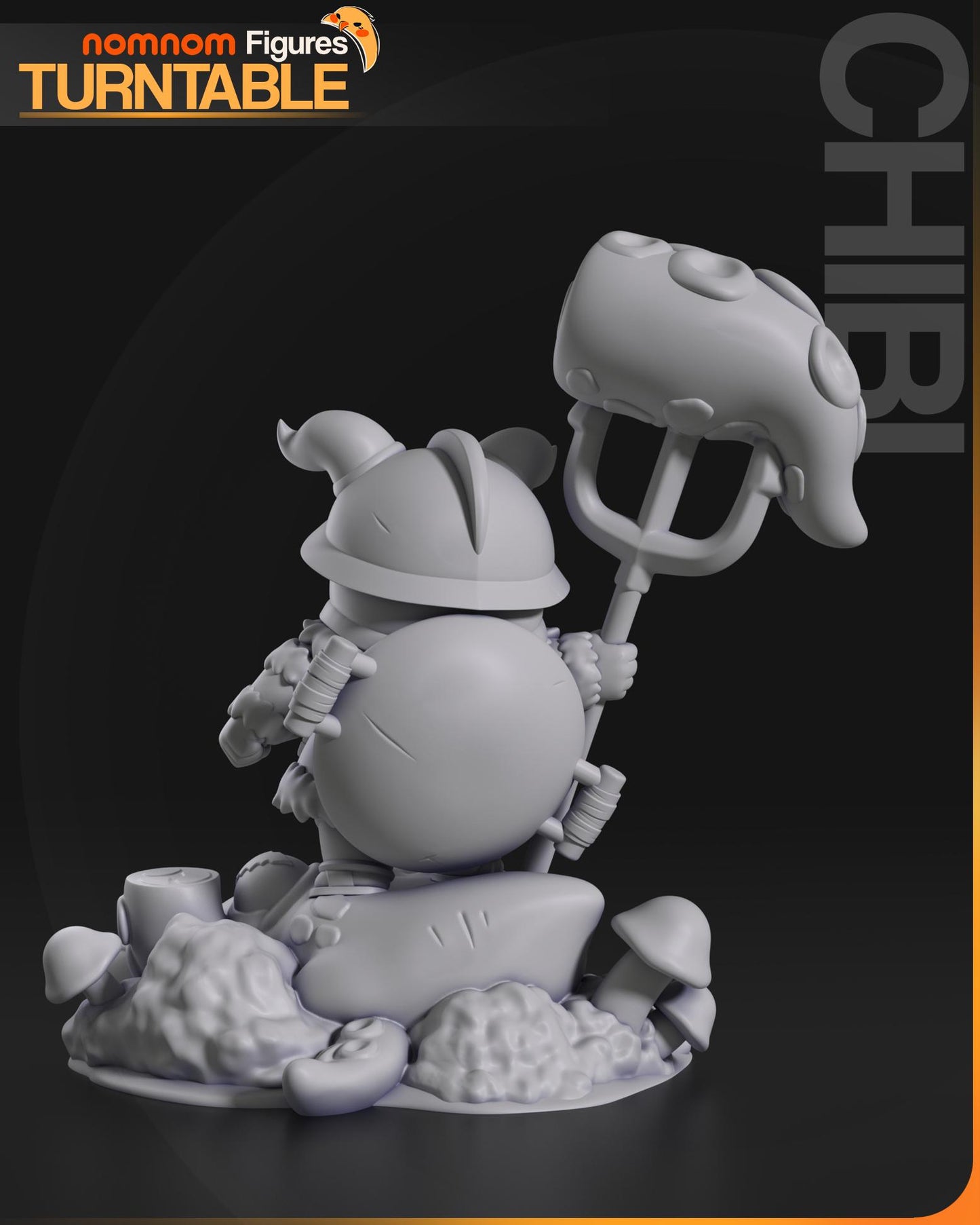 Chibi Dungeon Meshi Statue Model Kit by Nom Nom Figures