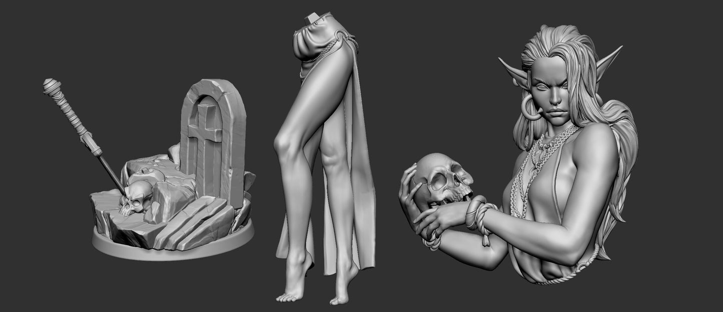 Laedria The Necromancer from "Covenant of Death" by White Werewolf Tavern