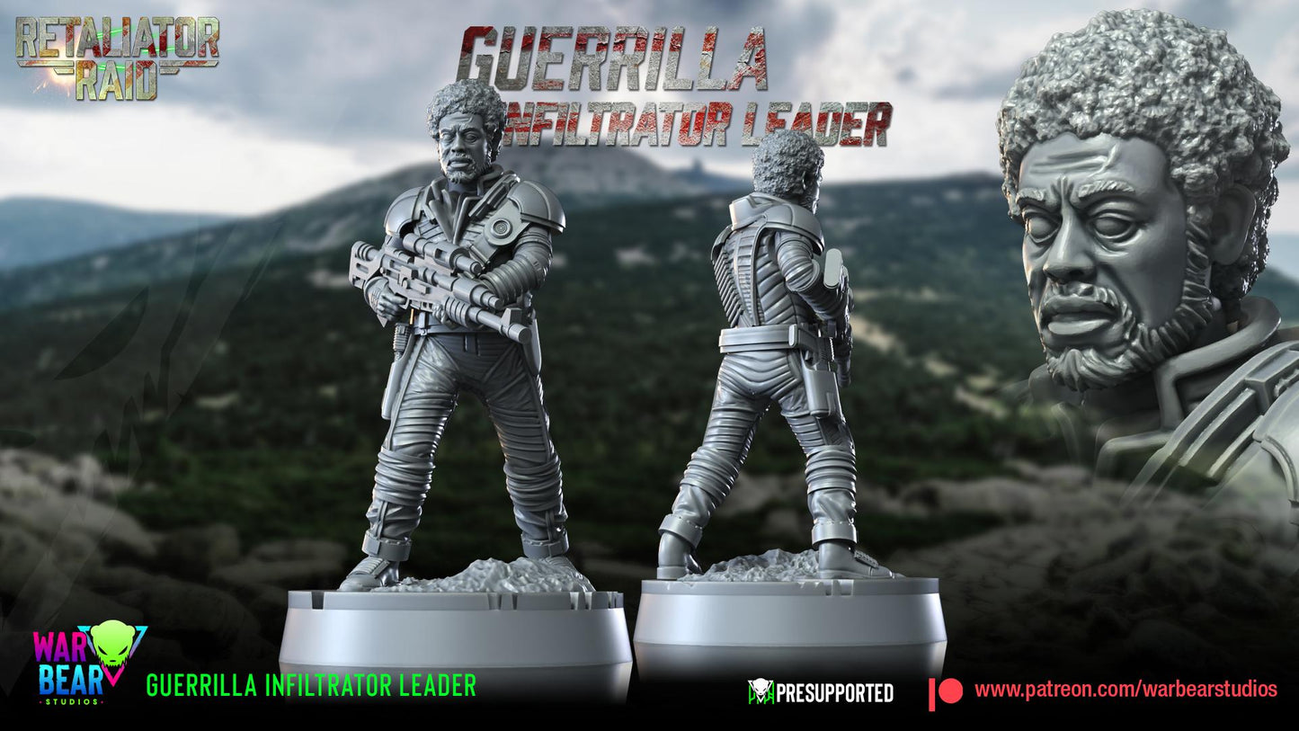 Guerrilla Infiltrator Leader by War Bear Studios Miniatures