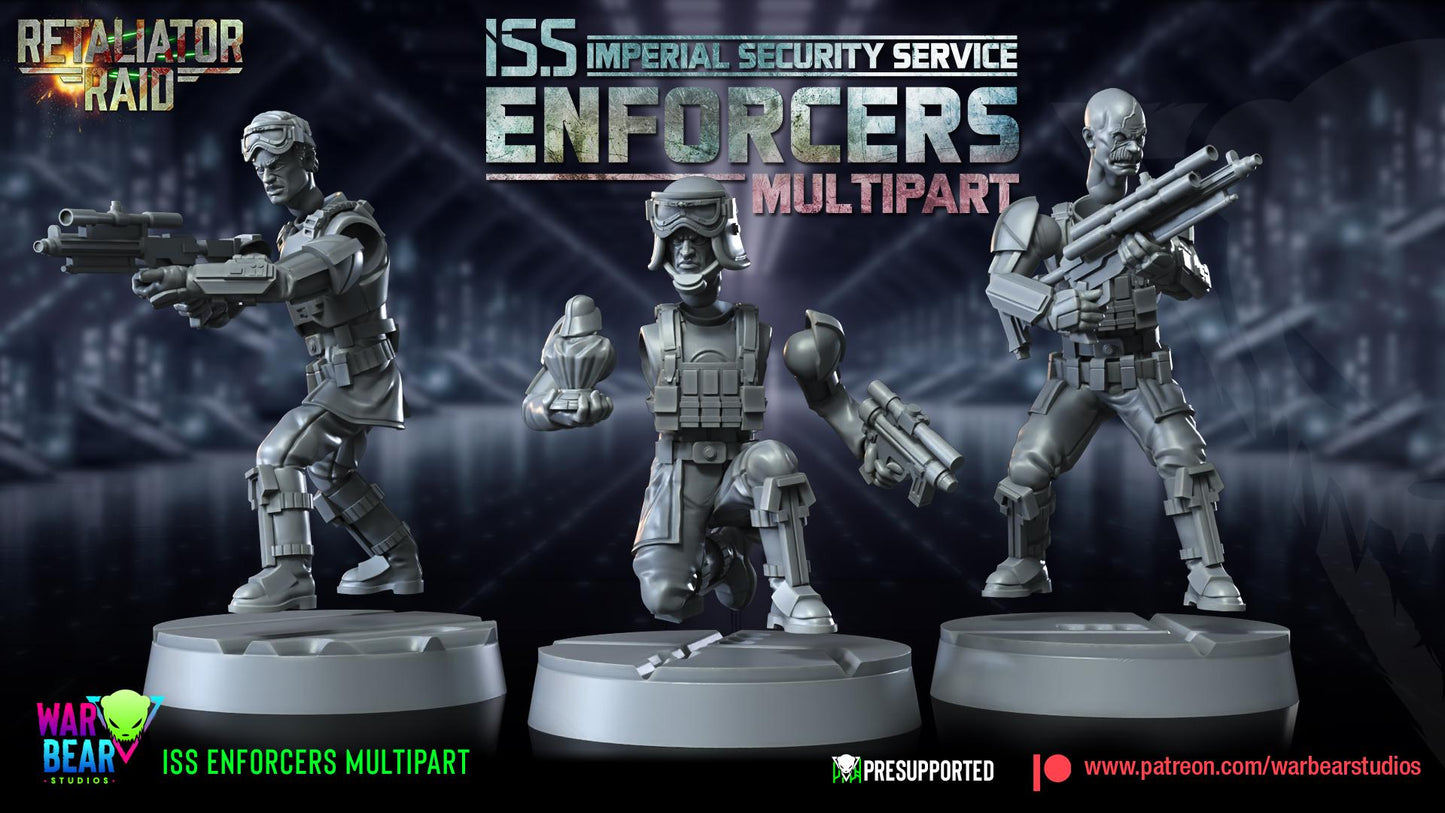 Imperial Security Service Enforcers Multipart Squad by War Bear Studios Miniatures