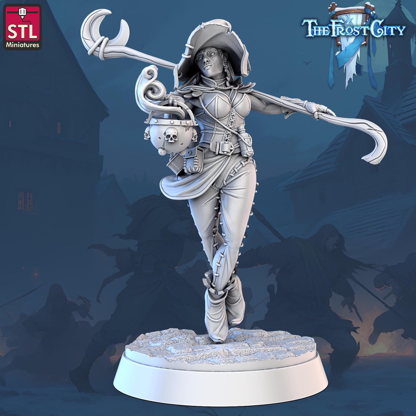 Mage Pack 2 from Frost City by STL Miniatures