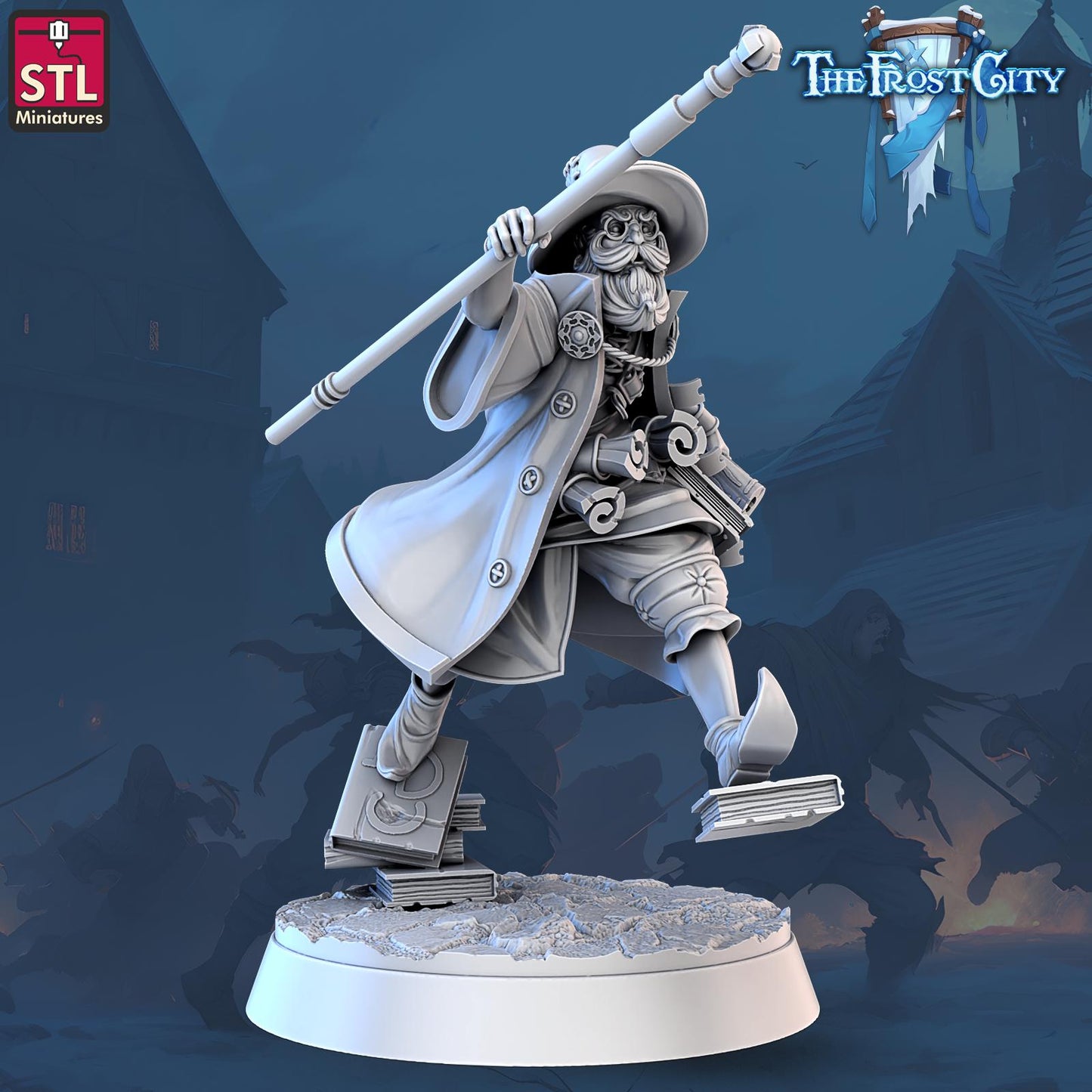 Mage Pack 2 from Frost City by STL Miniatures