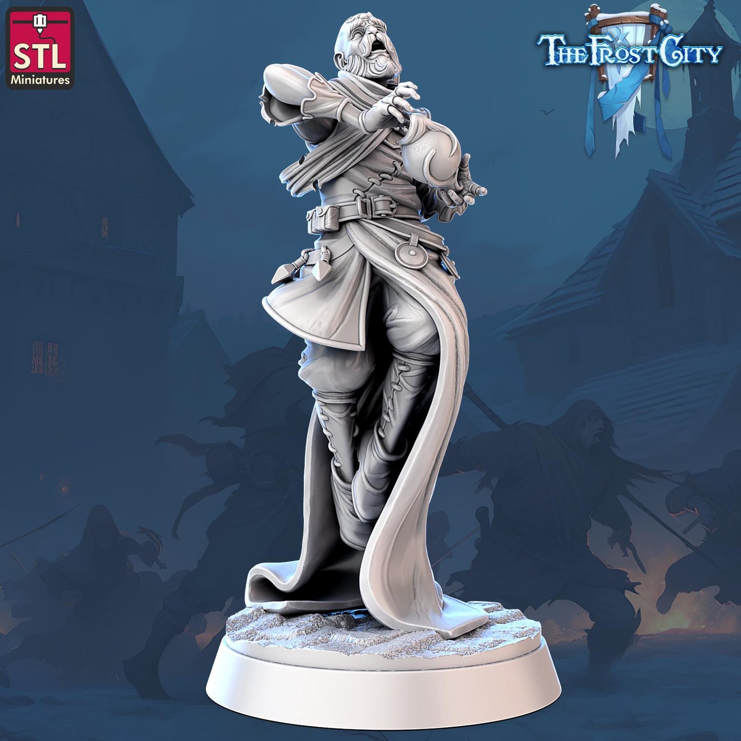 Mage Pack 2 from Frost City by STL Miniatures
