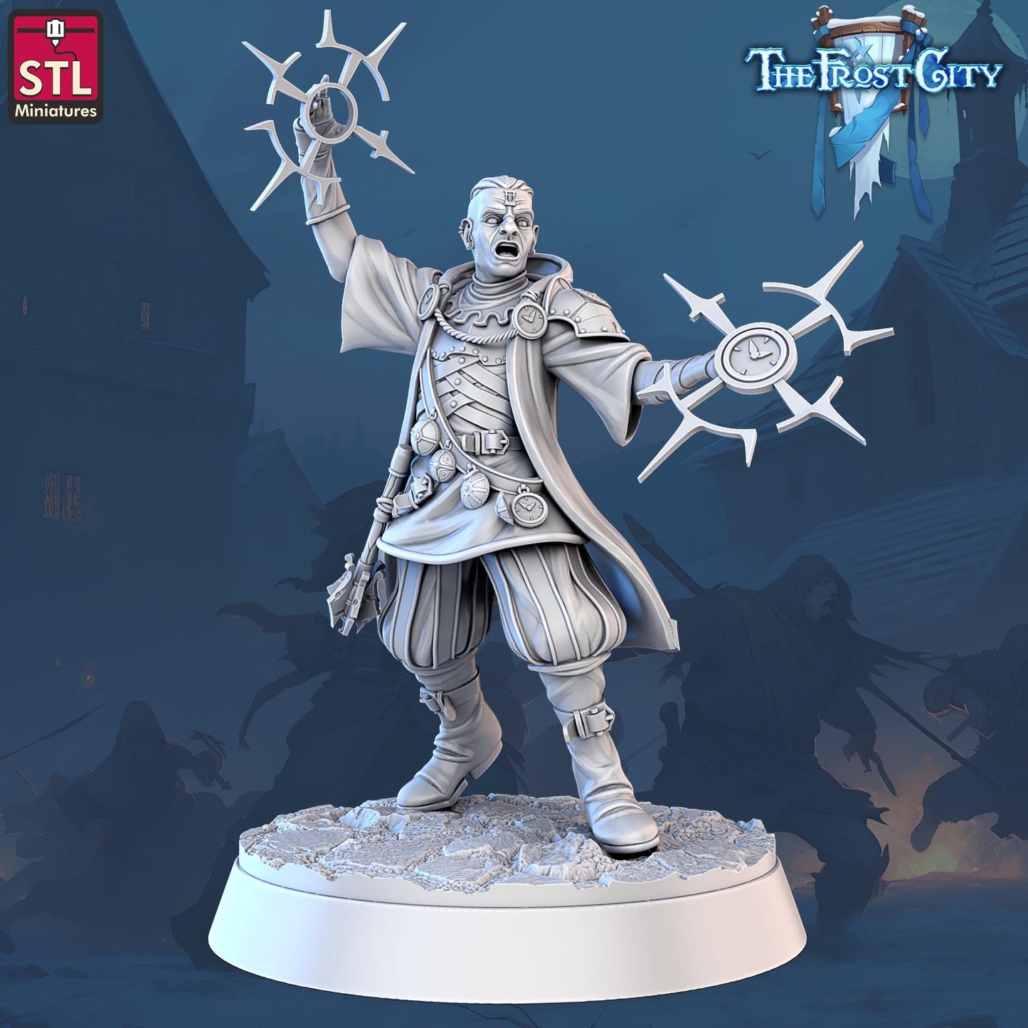 Mage Pack 2 from Frost City by STL Miniatures