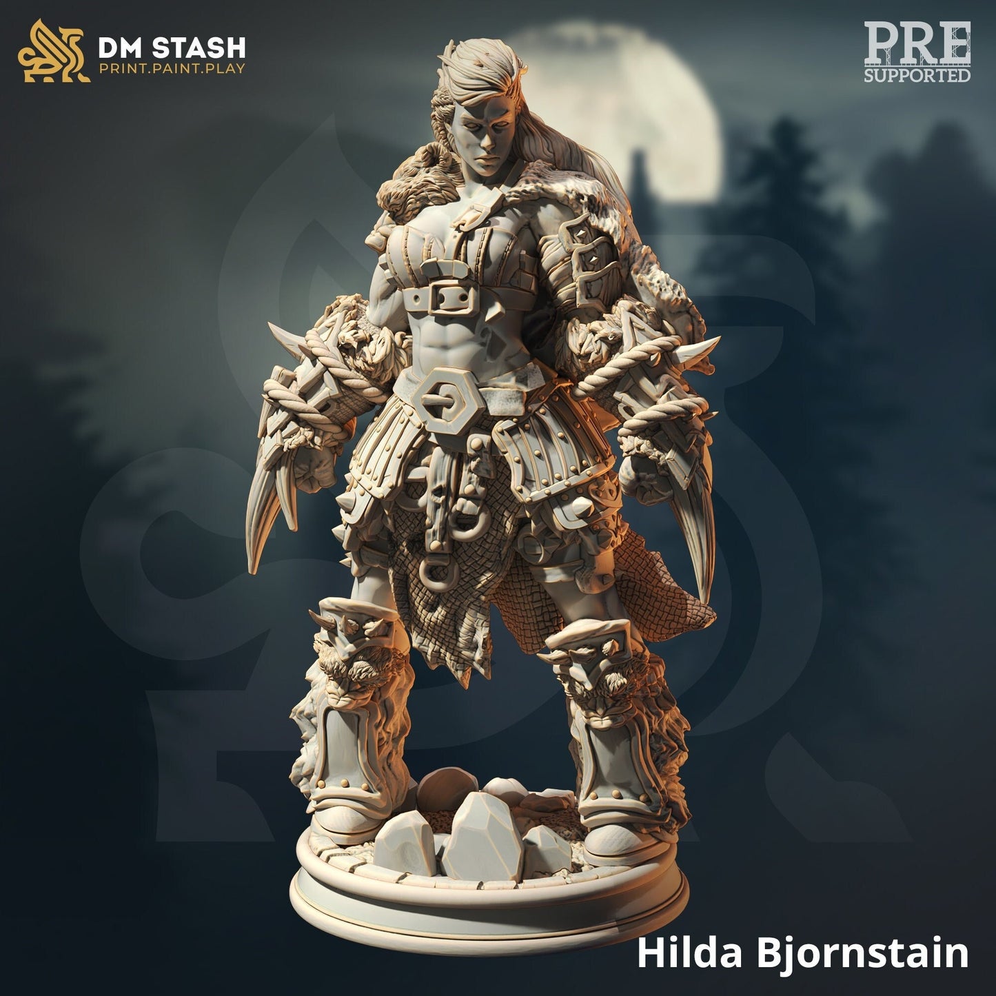 Hilda Bjornstain from "Call of the Moon" by DM Stash Miniatures