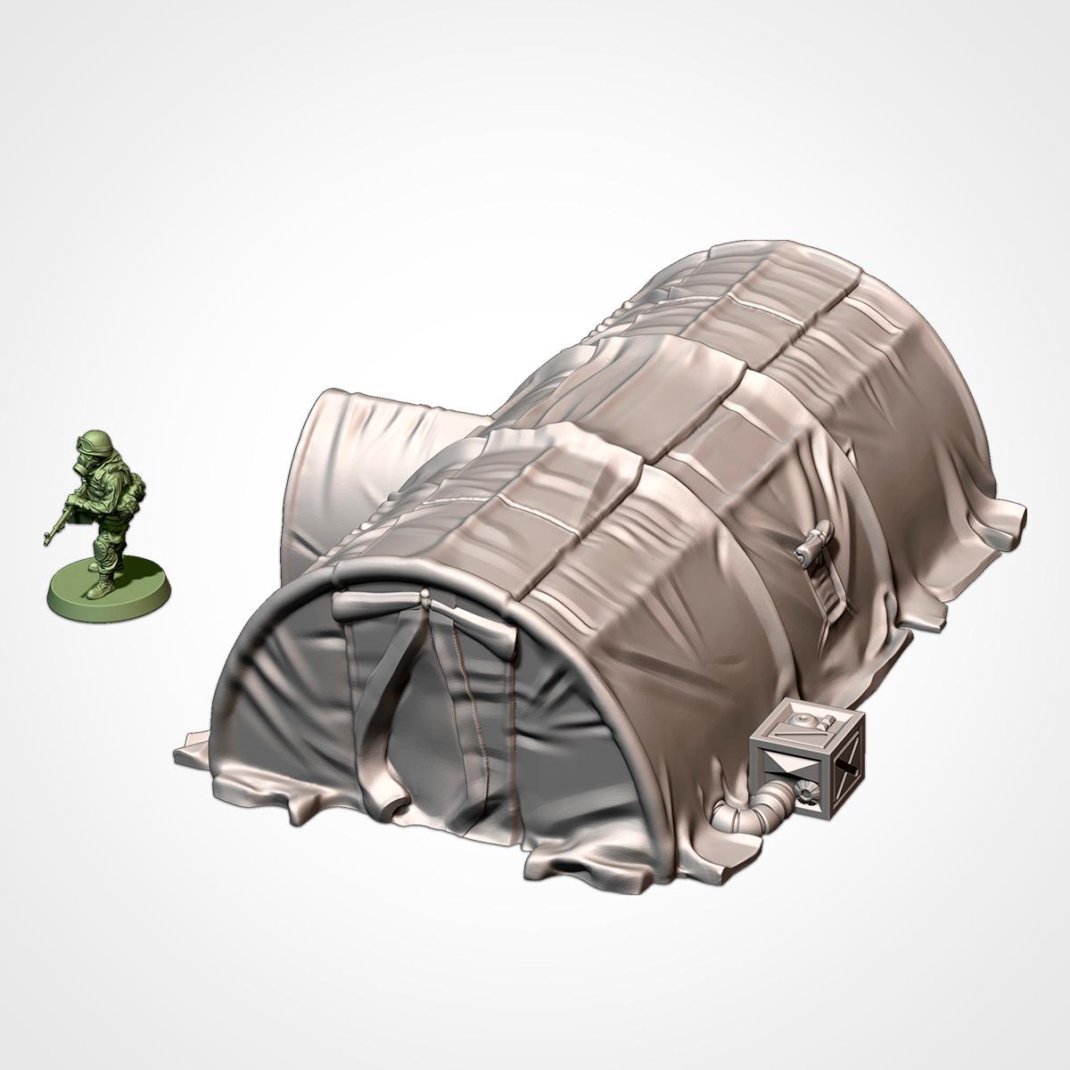 MILITARY BARRACKS by Txarli Factory Terrain