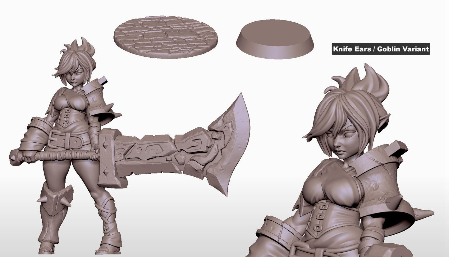 Ryven - Exciled Soldier by Gaz Minis
