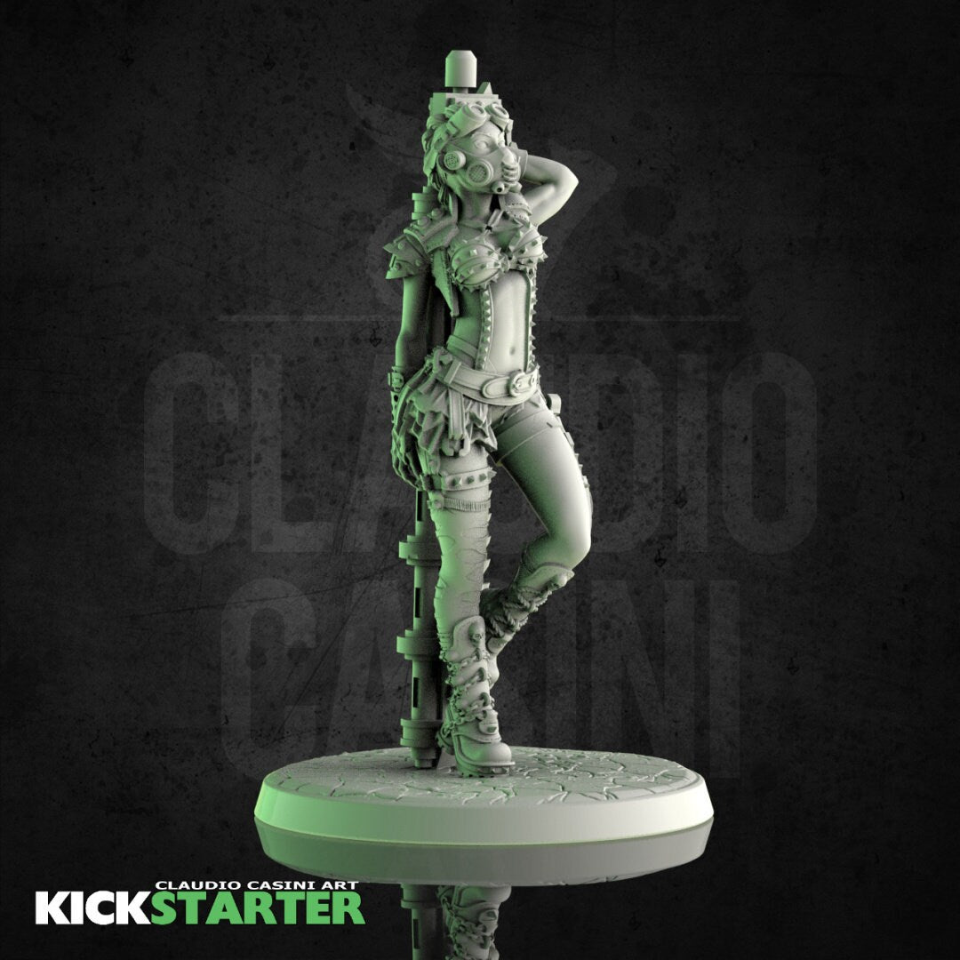 Lost Future Statue Model kit by Claudio Casini Art Miniatures
