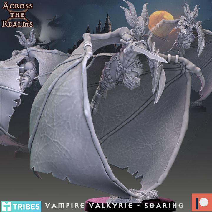 Vampire Valkyrie - Soaring by Across the Realms Miniatures