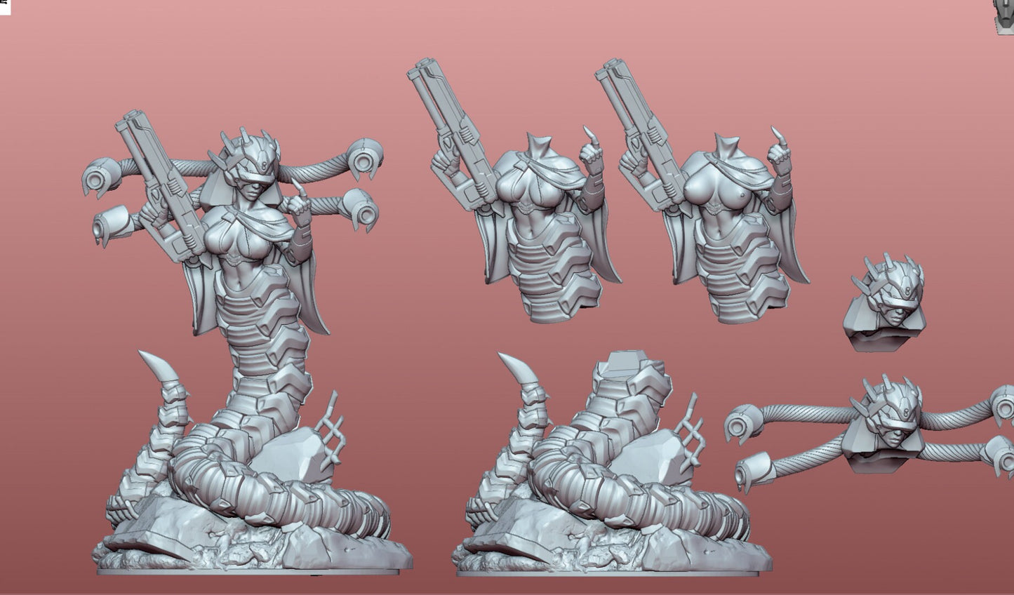 Mecha Medusa Zai by Gaz Minis