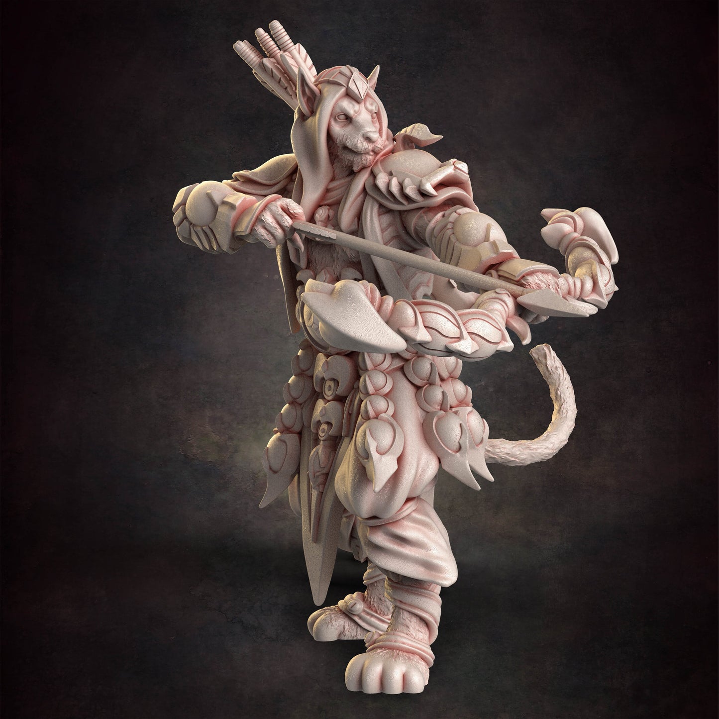 Tabaxi & Tiefling Bandits by Red Clay Collectibles Miniatures