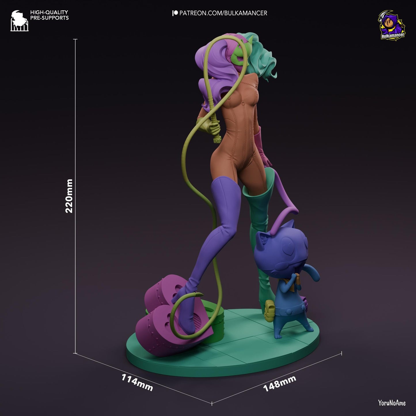 Flashy Panther Statue Model Kit by Bulkamancer Sculpts