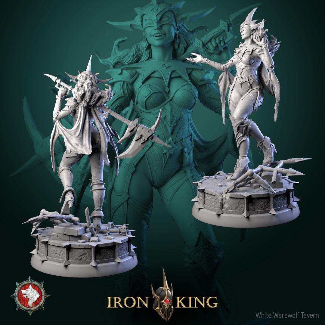 Zu Iron Lady from "Iron King" by White Werewolf Tavern Miniatures