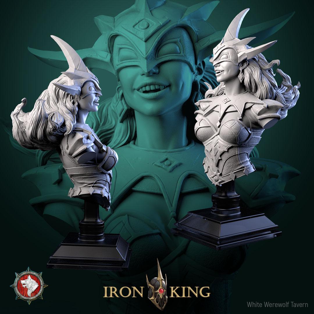 Zu Iron Lady from "Iron King" by White Werewolf Tavern Miniatures