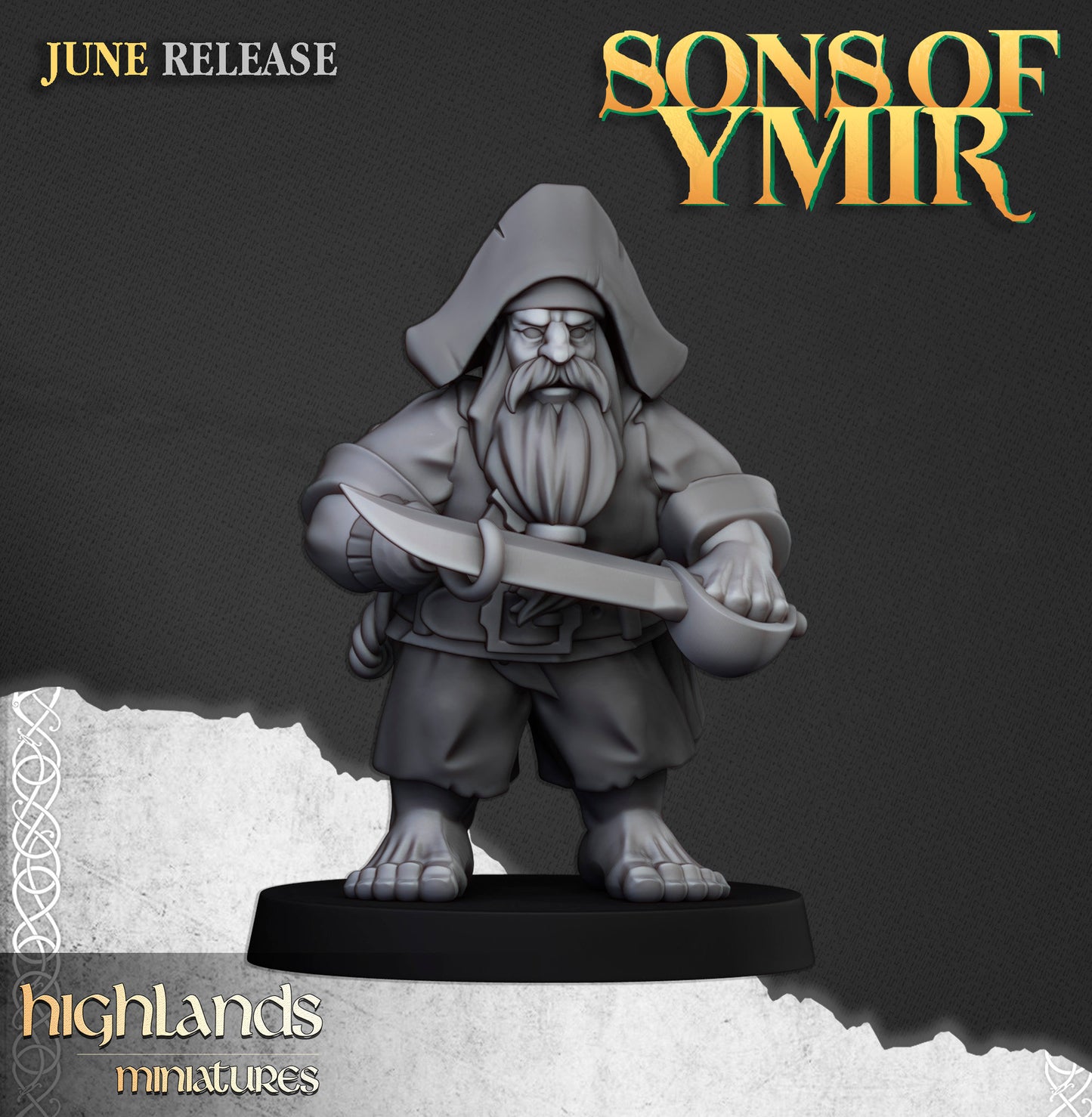Dwarf Pirates Unit by Highland Miniatures