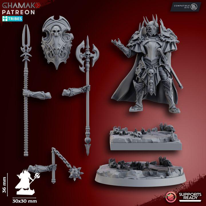 Vampire Duke on foot by Ghamak Miniatures