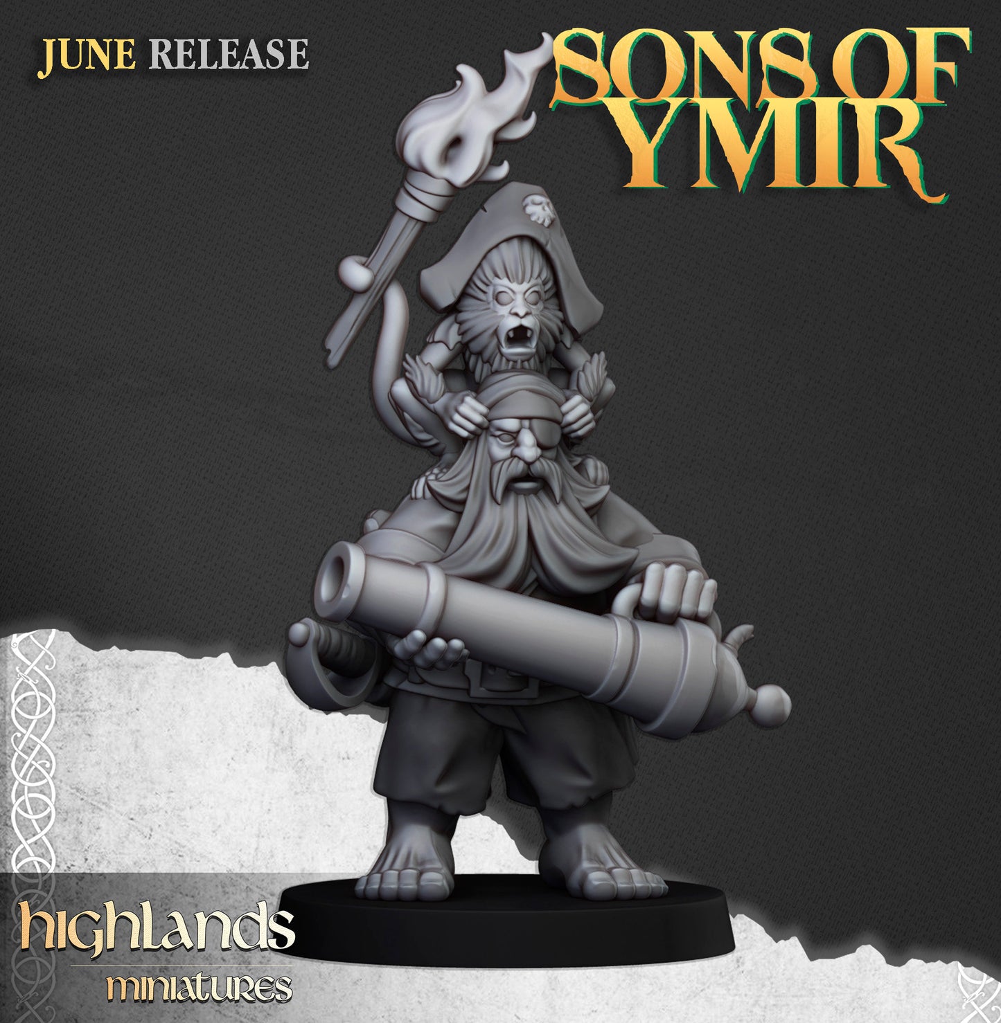 Dwarf Pirates Unit by Highland Miniatures