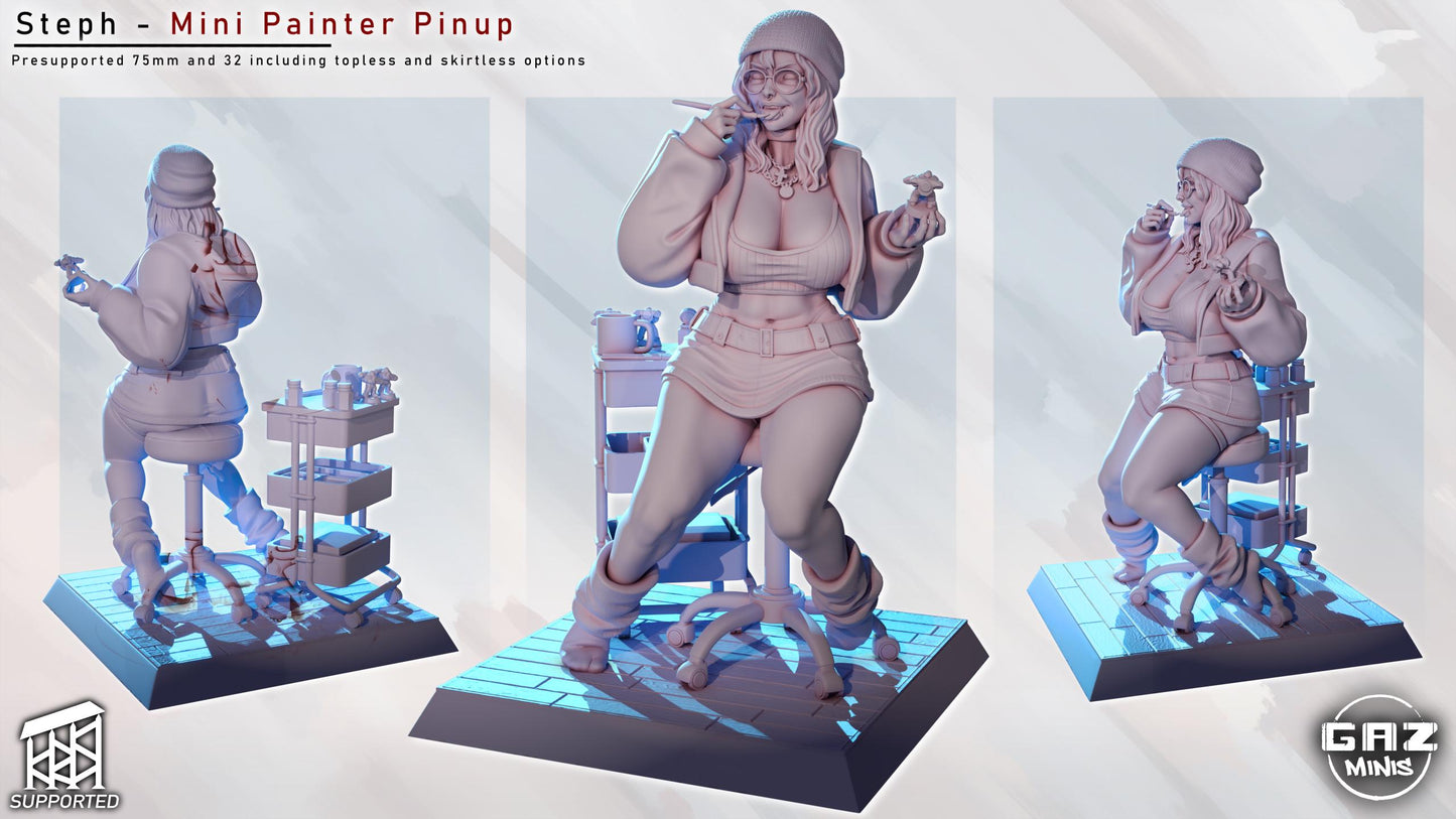 Stephanie - Mini Painter by Gaz Minis