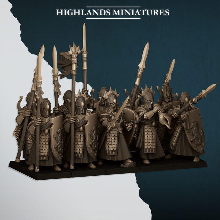 Aegean Elf Sea Guard by Highland Miniatures