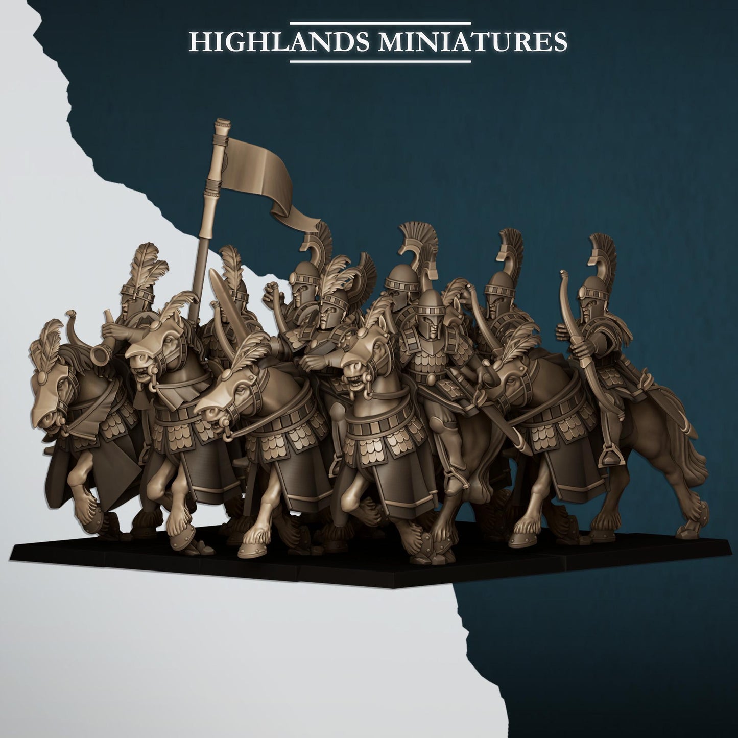 Aegean Sea Hippeis by Highland Miniatures