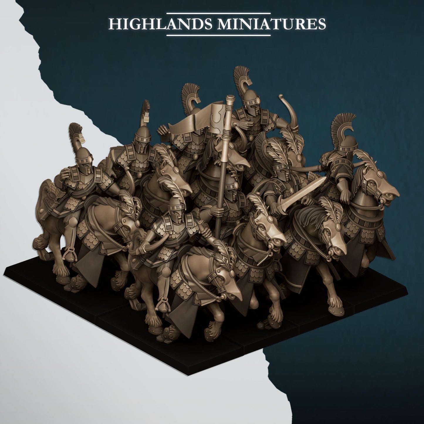 Aegean Sea Hippeis by Highland Miniatures