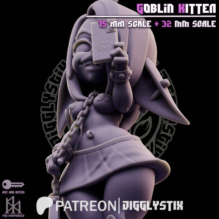 Goblin Kitten by Jigglystix Pin Up Factory Miniatures