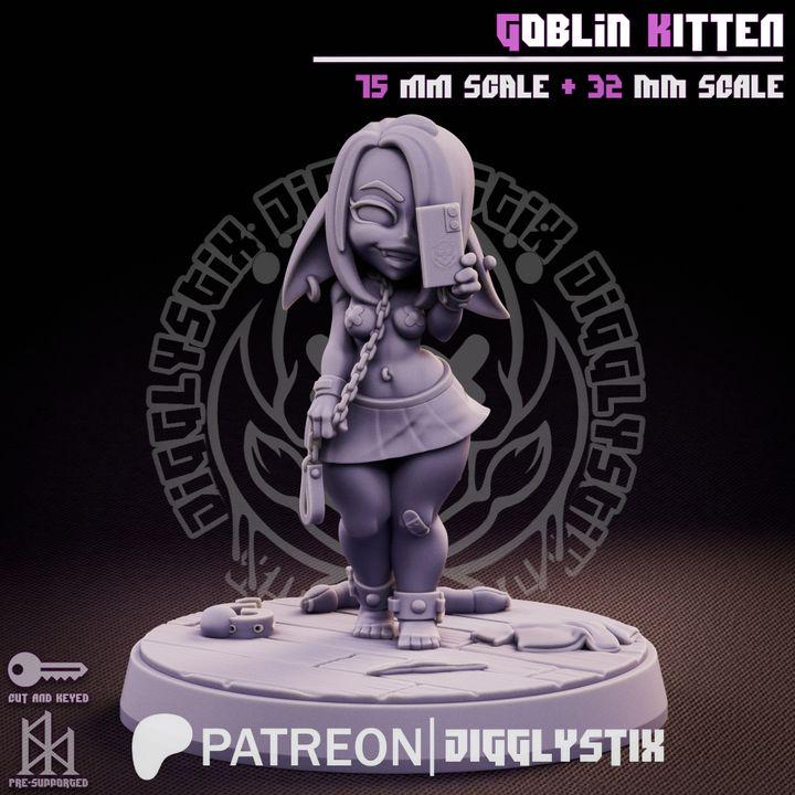 Goblin Kitten by Jigglystix Pin Up Factory Miniatures