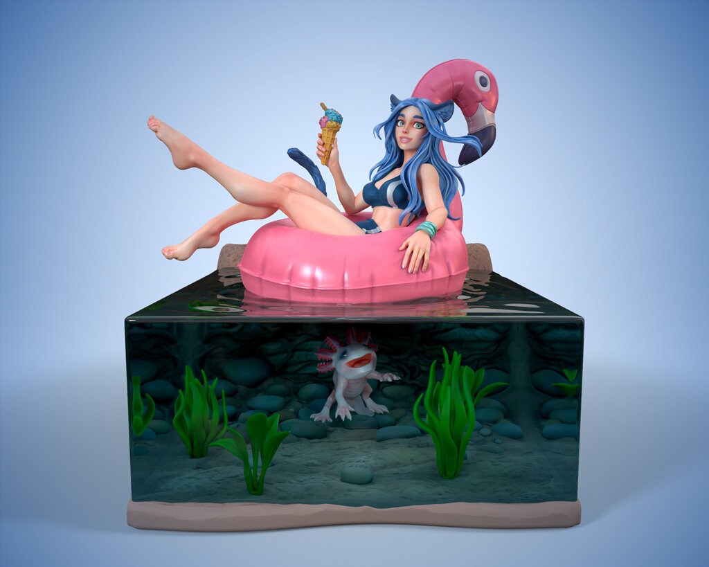 Katy Pin up Model kit by Ronin Arts Workshop Miniatures