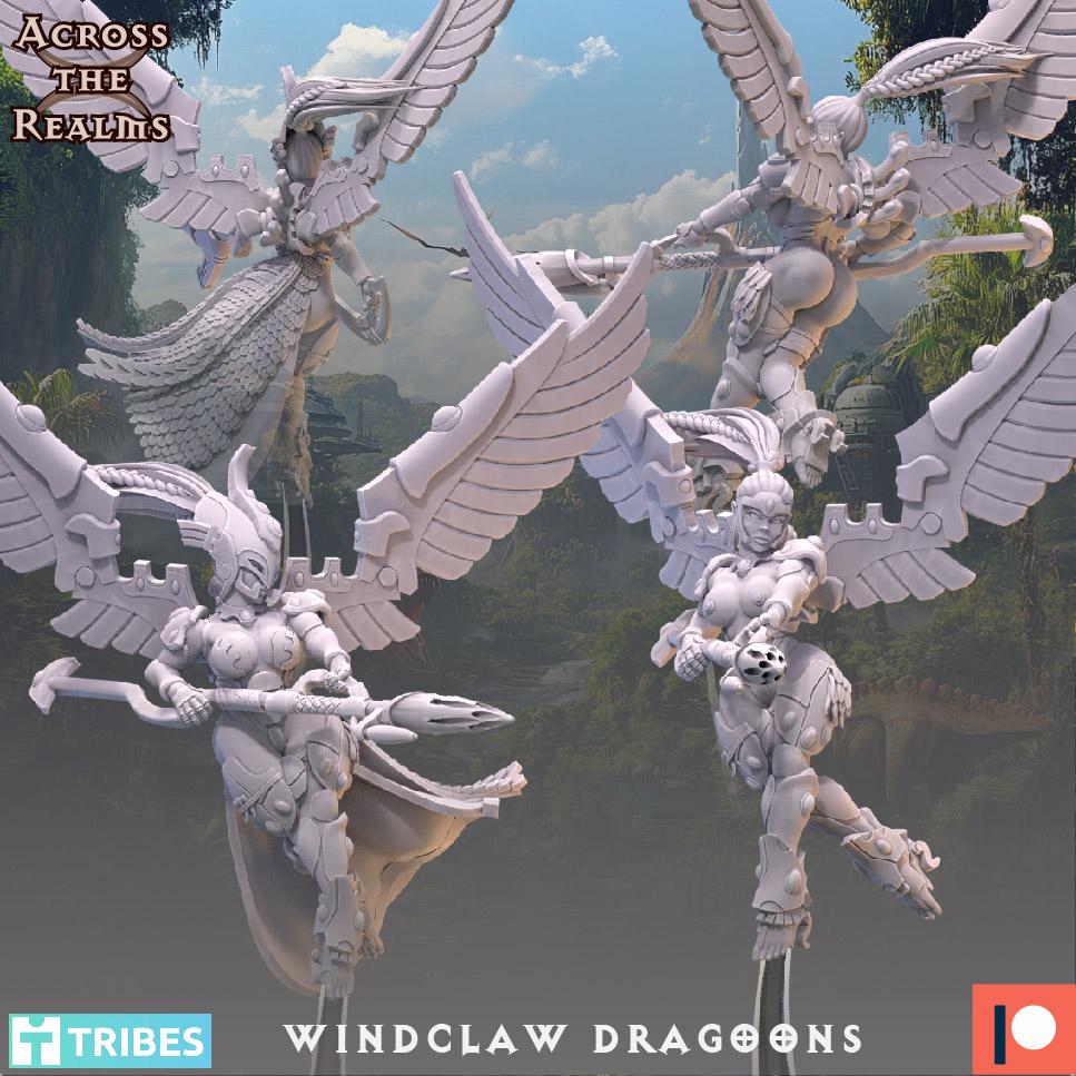 Windclaw Dragoons by Across the Realms Miniatures