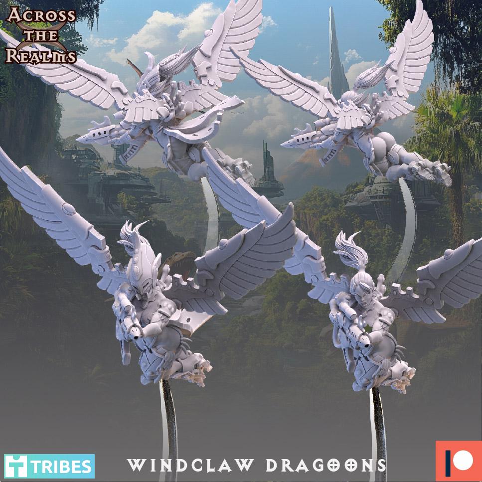 Windclaw Dragoons by Across the Realms Miniatures