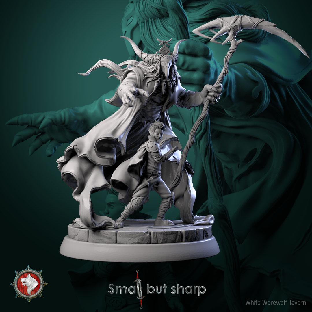 Halfling Gambler from "Small but sharp" by White Werewolf Tavern Miniatures