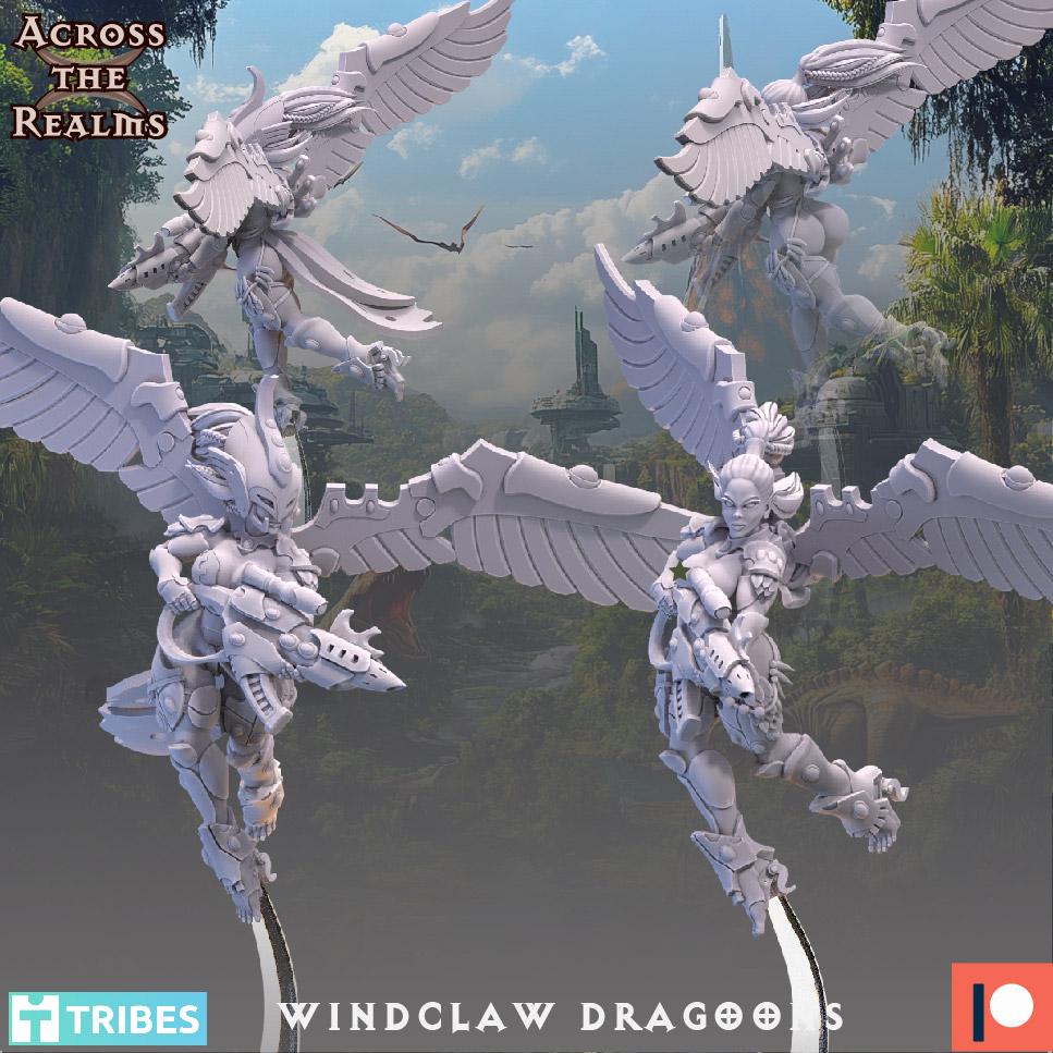 Windclaw Dragoons by Across the Realms Miniatures
