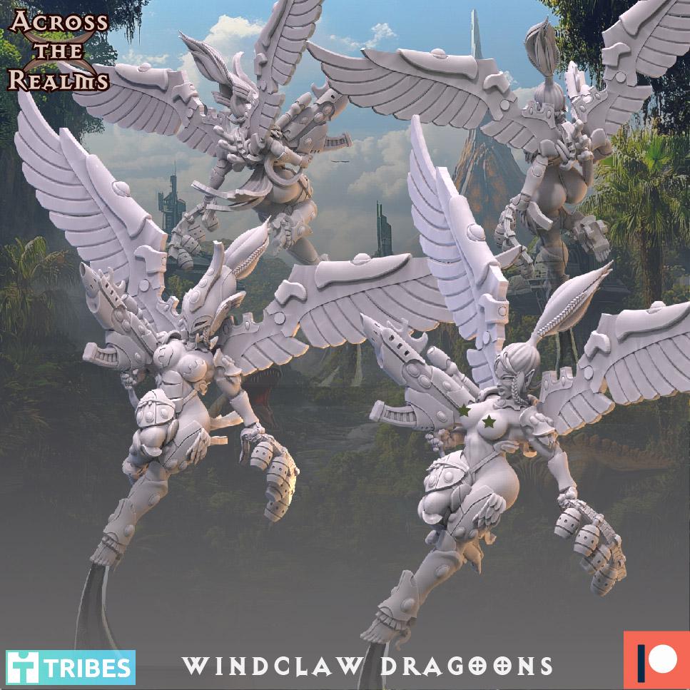 Windclaw Dragoons by Across the Realms Miniatures